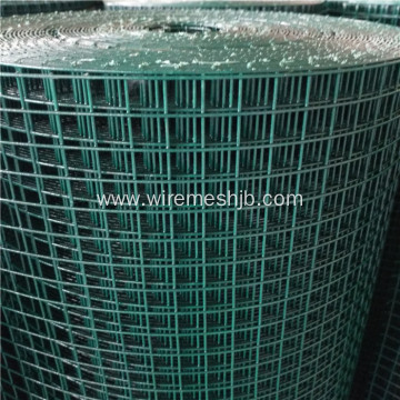 Green PVC Coated Welded Wire Mesh Roll